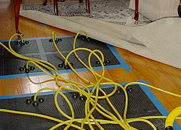 Hardwood Floor Drying